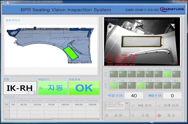 Inspection Screen